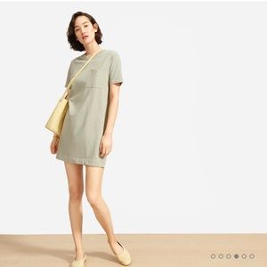 Everlane green t shirt dress